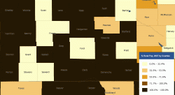 SimplyMap demographic analysis of SW Kansas 