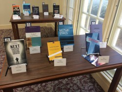 A selection of the recent faculty monographs. See our Facebook and Google+ pages for more photos from this event.